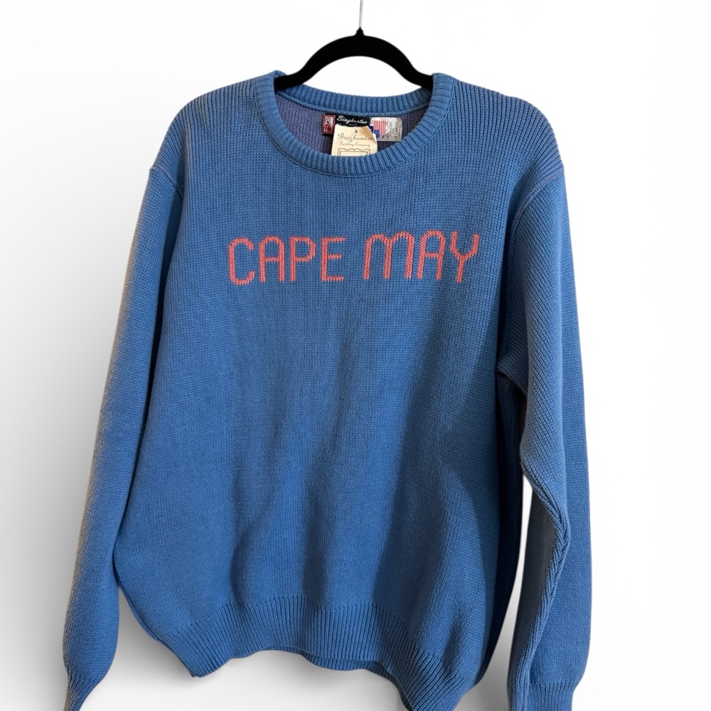 Vintage Binghamton Knitting Cape May Sweater 100% cotton